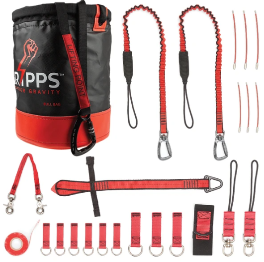 10 Tool Tether Kit With Bull Bag