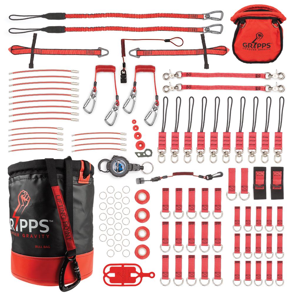 60 Tool Tether Kit With Bull Bag and Bolt-Safe Pouch